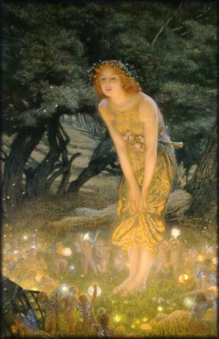 Midsummers Eve by Edward Robert Hughes